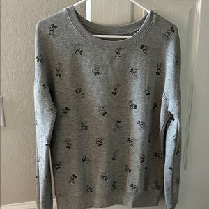 Disney Gray Logo Sweatshirt